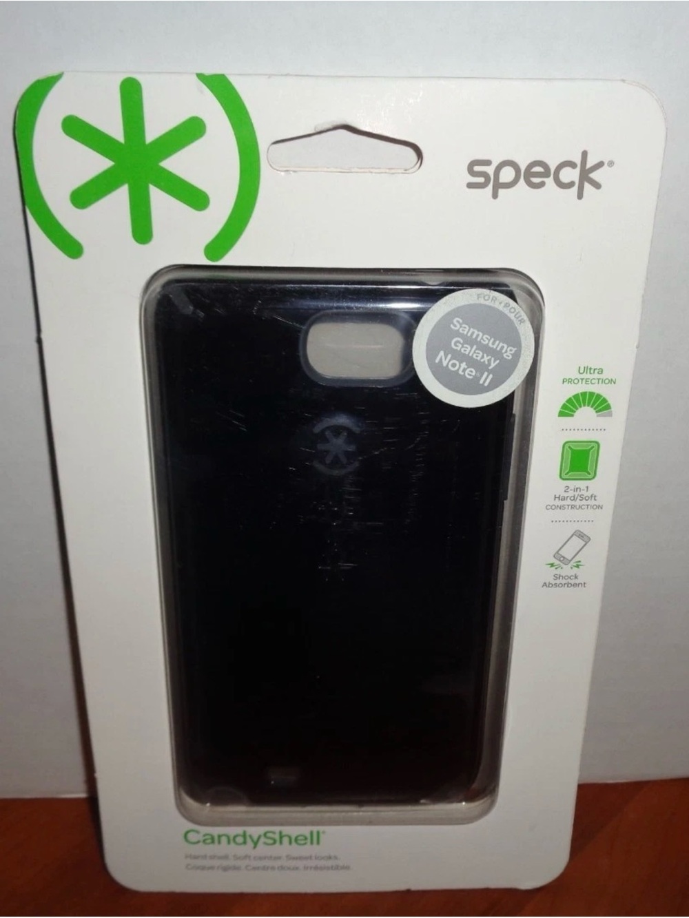 speck CandyShell Black Protective Case for Samsung Galaxy Note II